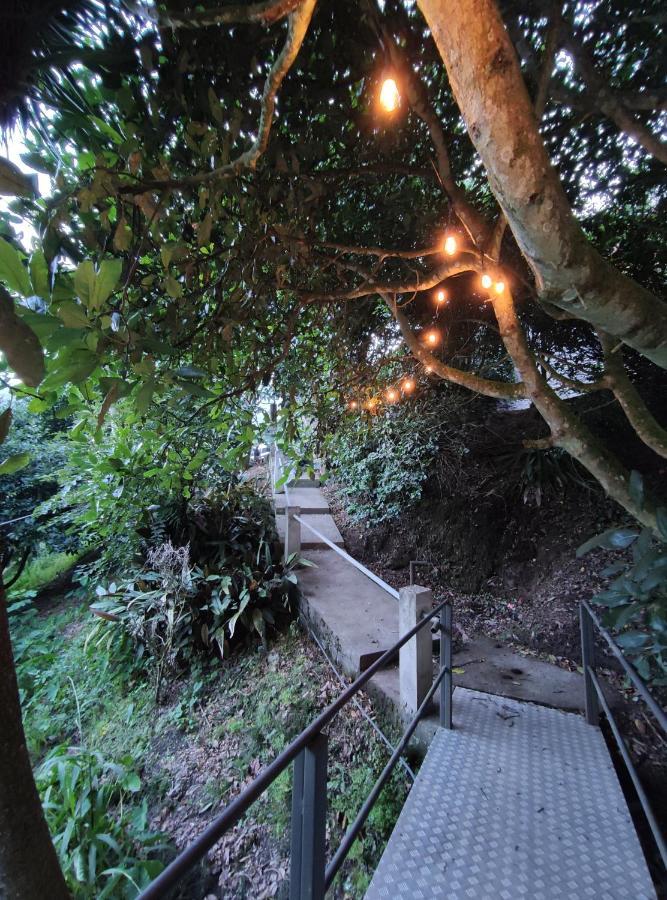 "Casa Verde" En Banos De Agua Santa Con Vista Al Volcan Tungurahua Exteriör bild